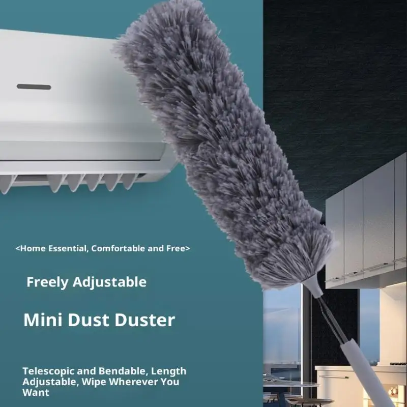 1 plumero de limpieza, cepillo ligero para polvo, limpiador de polvo Flexible, plumeros para quitar el polvo, herramientas de limpieza del hogar
