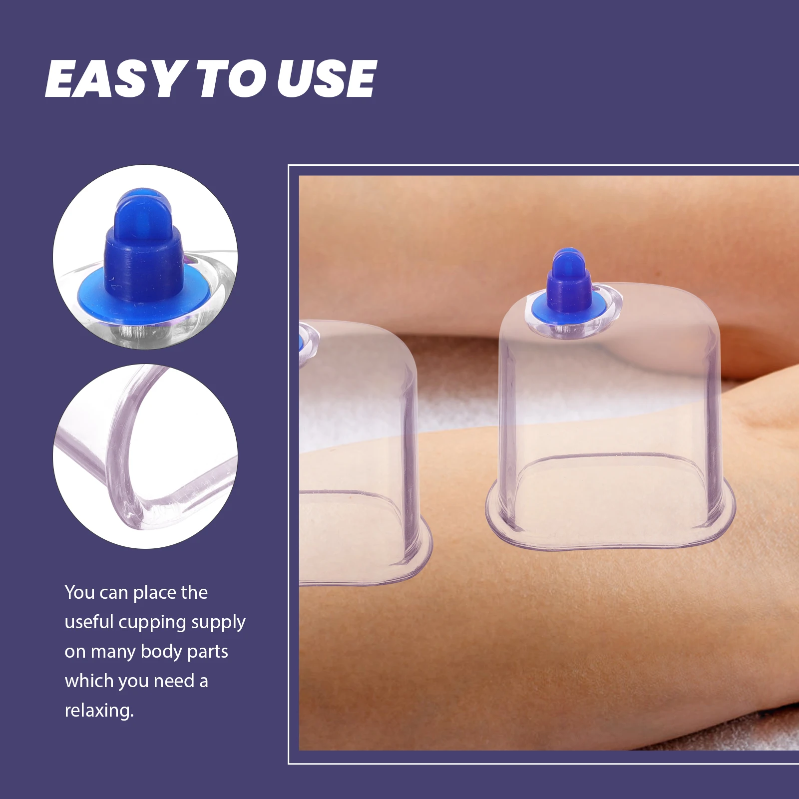 

Vacuum Cupping Jar Professional Cupping Cup Home Massage Tool Relaxing Body Care Accessory Strong Adsorption Easy Use