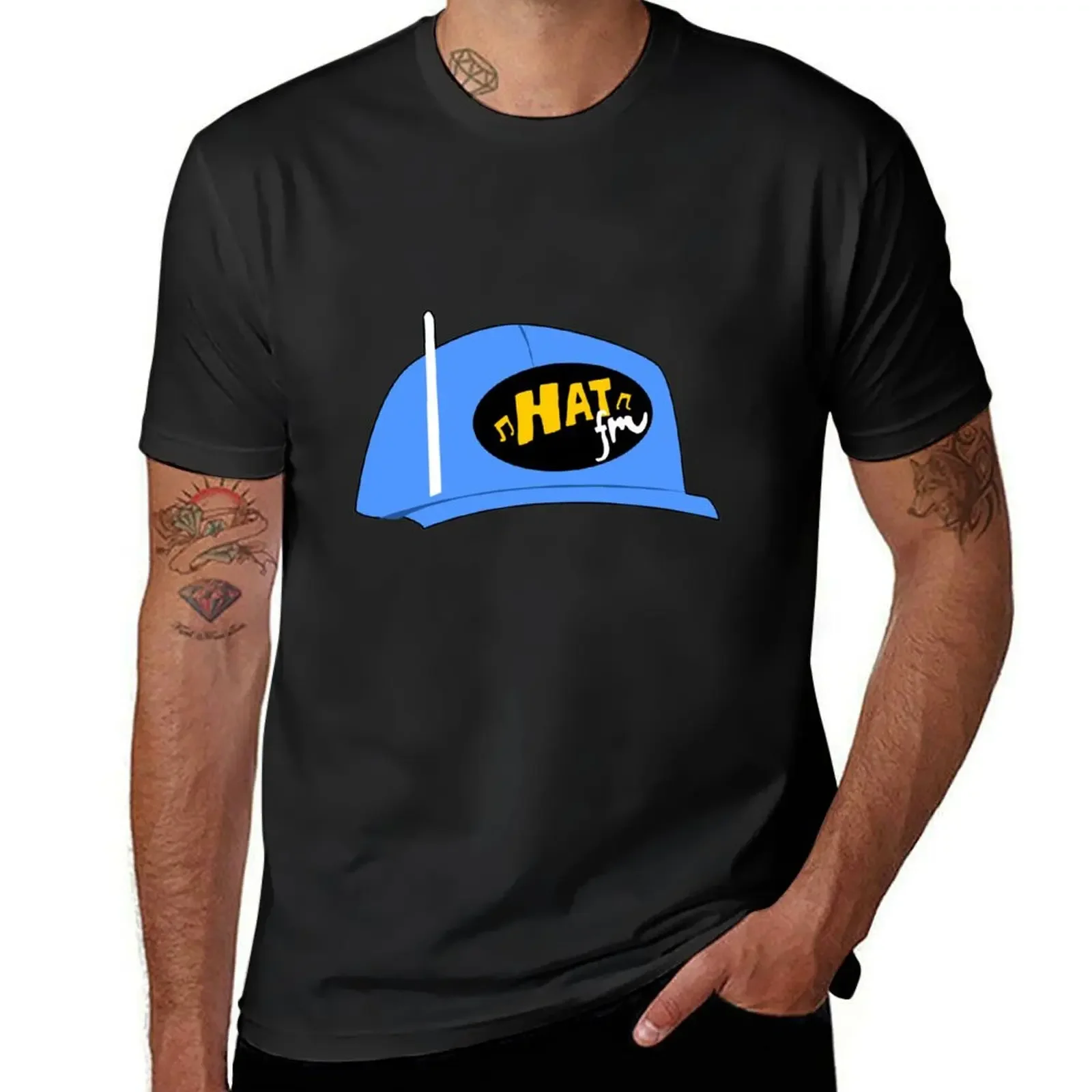 

Hat FM T-Shirt plus sizes oversizeds plain white t shirts men