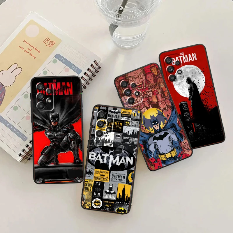 B-Batmans Cartoon Cool For Samsung A53 A52 A33 A32 A51 A71 A21S A13 A73 A55 A22 A23 A35 A72 A54 A12 5G Black Cover Phone Case