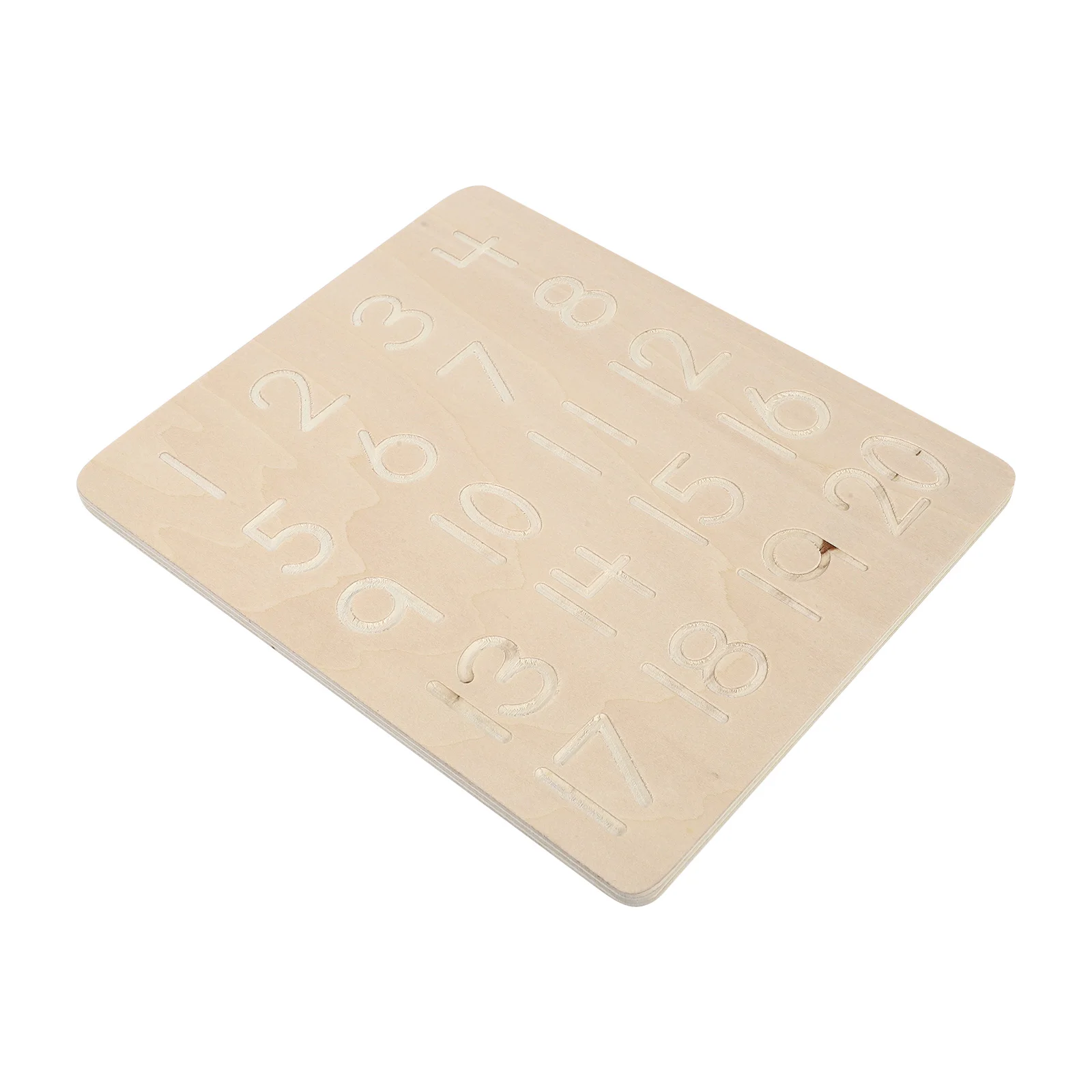 

Wooden Number Learning Toy Kids Writing Practice Board Educational Gift Preschool Children Plaything Smooth High Quality