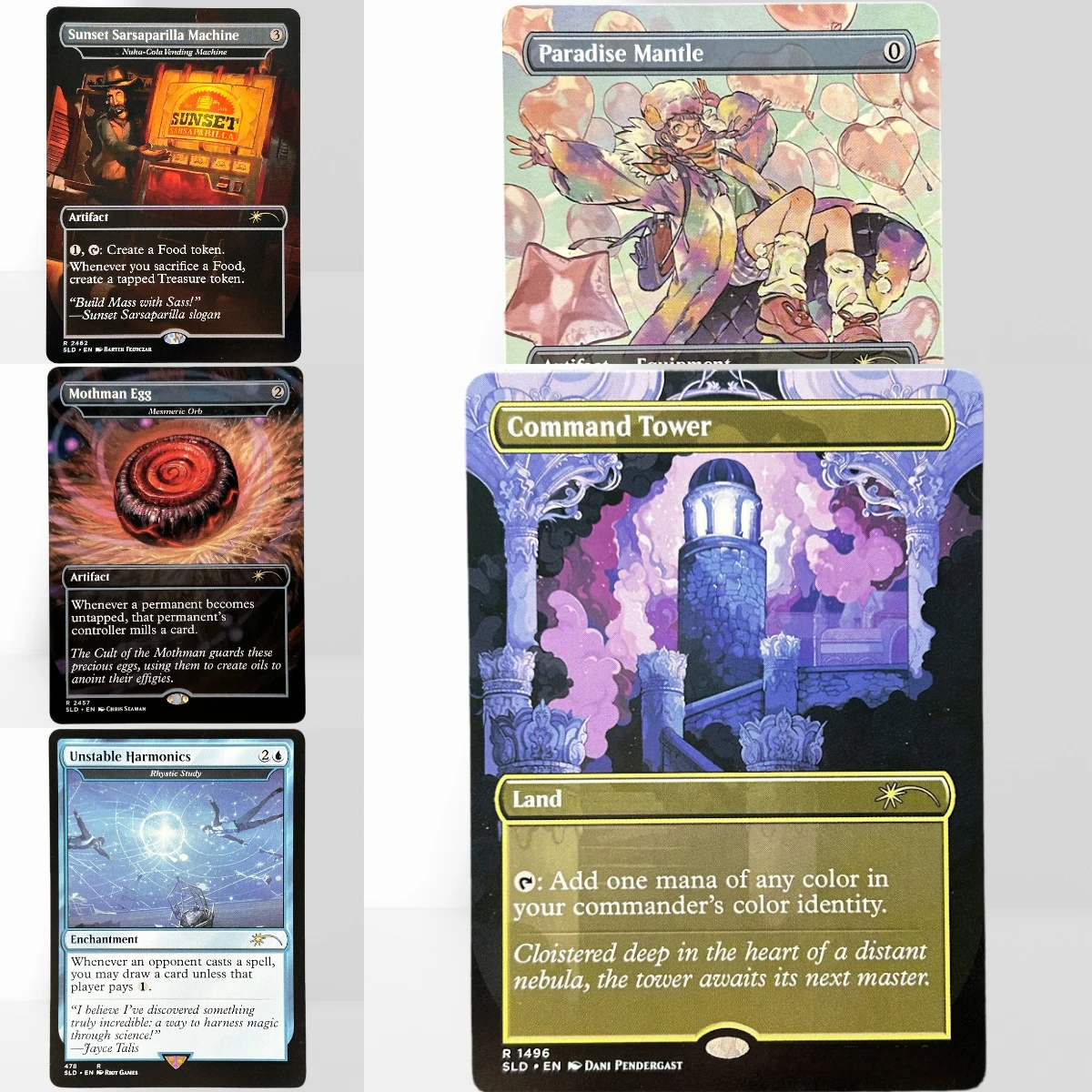 SLD HOLO46-40-2 TCG Proxy Mágico Dark Ritual Astarion, la Jeska Decadente, Reencarnada Tres Veces, Cartulina Negra Alemana