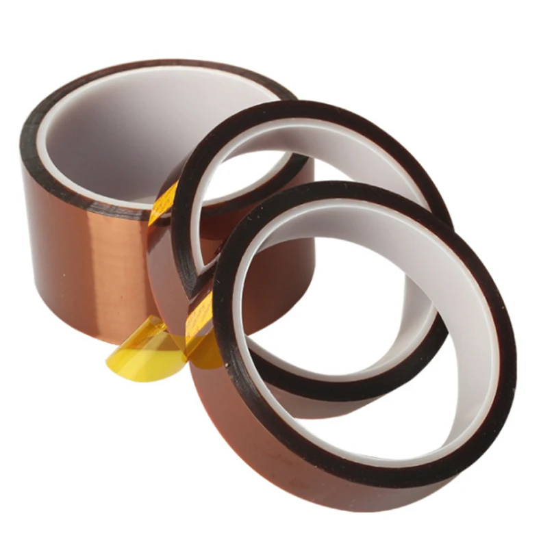 High Temperature Heat BGA Tape Thermal Insulation Tape Electronics Industry Welding 3D Printing Polyimide Kapton Tape 5/8/10mm