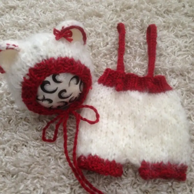 

U13F Baby Photography Props Bear Hat Costum