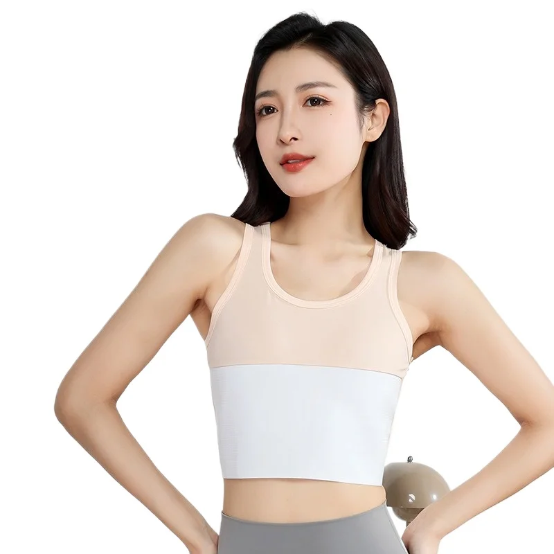 HaleyChan-Conector de pecho para mujer, jersey para lesbianas, Tomboy Trans, corsé de media longitud, Top, forro interior de secado rápido para trajes de baño