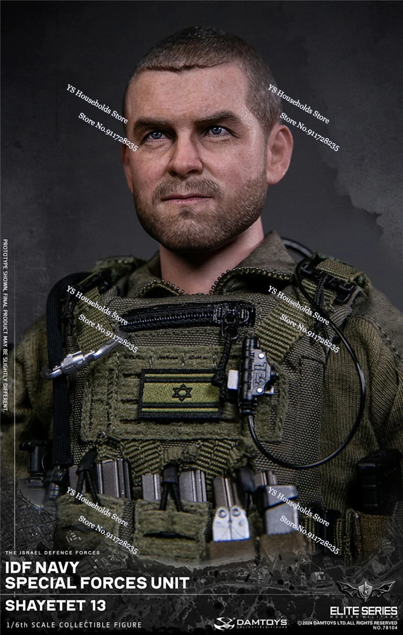 DAMTOYS Elite Series 78104 1/6 IDF وحدة القوات الخاصة البحرية Shayetet 13 شخصية عسكرية 12 بوصة مجموعة كاملة نموذج جندي #4