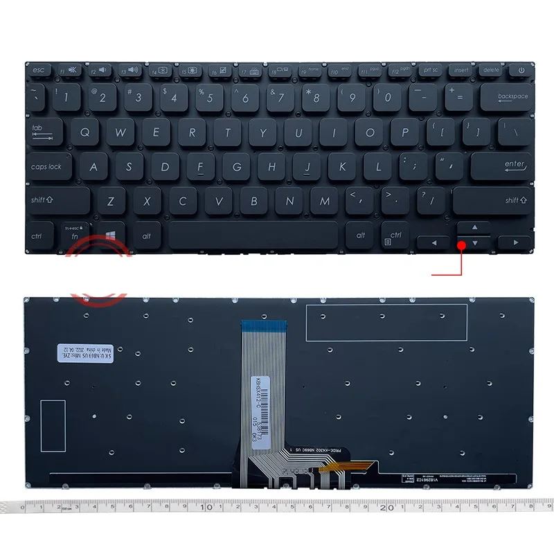 teclado retroiluminado eua para asus vivobook x412 x412fa x412u r423 v4000u r424 r424f r424fa a412 a412d v4000d v4000f a412fl a412da novo 01