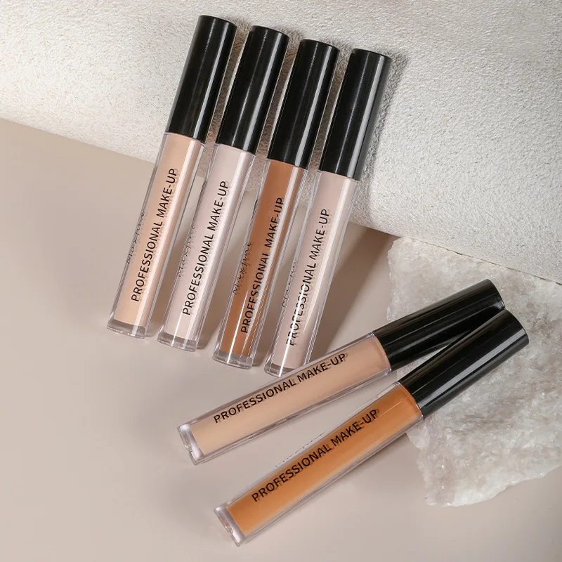 6 Kleuren Concealer Vloeibare Foundation Voor Een Lange Tijd Hydraterend En Delicaat En Niet Gemakkelijk Om Make-Up Te Verwijderen