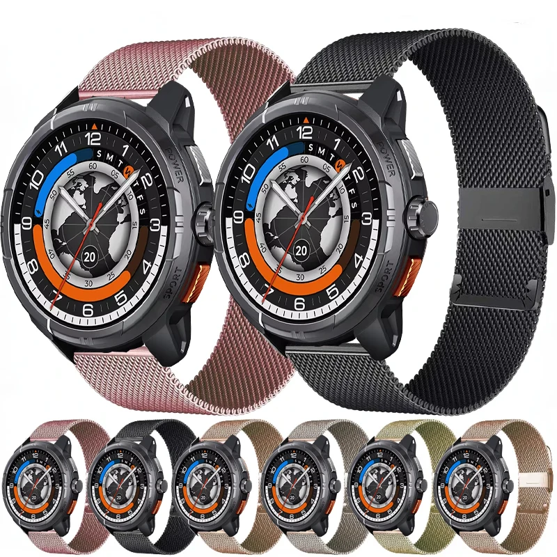 22 mm Milanese Loop Band für HAYLOU Solar Ultra Smart Watch Metallarmband für HAYLOU Watch 4 4S/Solar 5 RS5 R8 S8 RT3/GST GST Lite