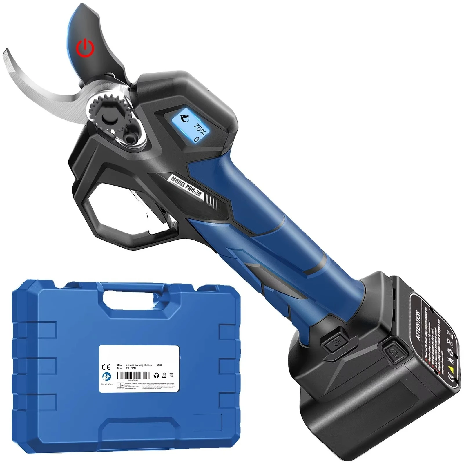 Cordless Pruning Shears 30mm Cutting Size Pru30  With 2 Batteries for Garden Tools