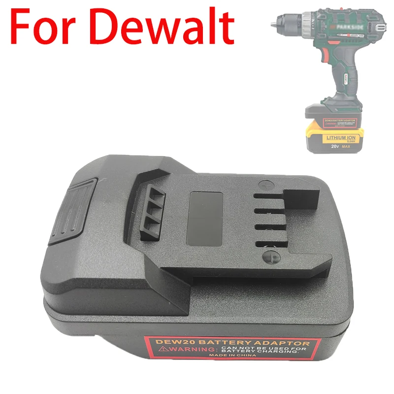 Battery Adapter Converter for Dewalt 18V/20V Lithium Batteries Converting To for Parkside 20V Lithium Battery Power Tools Drills
