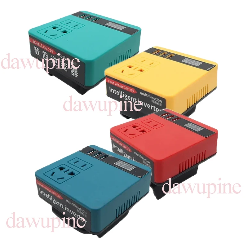 

220V Multifunction Intelligent Lithium Battery Inverter Outdoor Work Inverter for Makita for Milwaukee for DeWalt for Dayi
