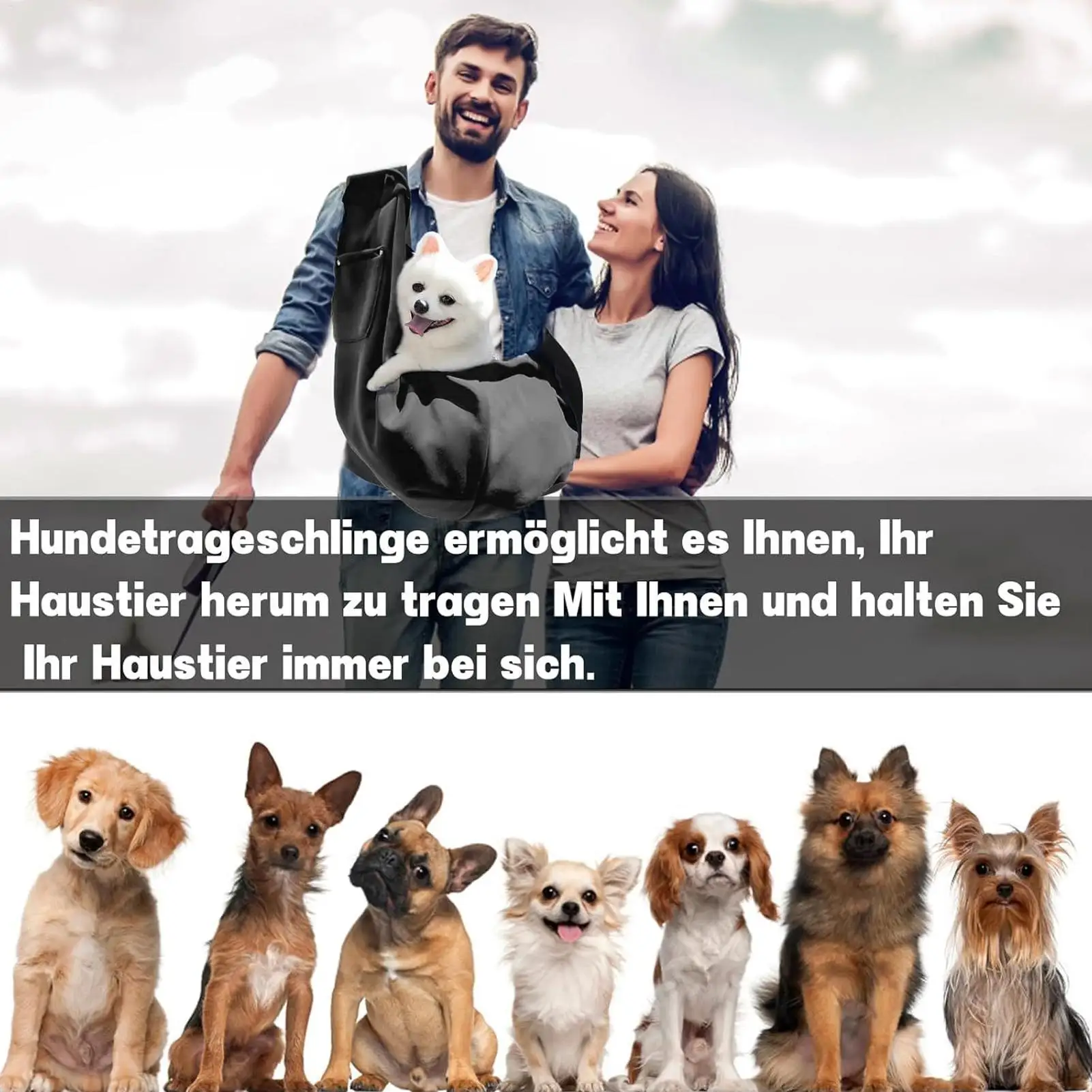 Bandolera de viaje para perros, bolsa de transporte ajustable para mascotas, monedero para cachorros, gatitos pequeños y medianos, para viajar al aire libre y caminar