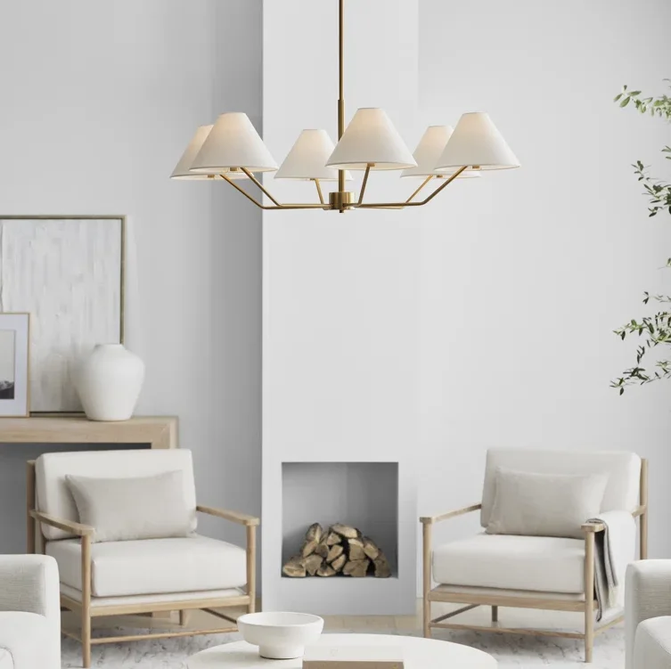 XZ Minimalist Nordic Iron Copper Suspension Design Pendant LED Ceiling Light