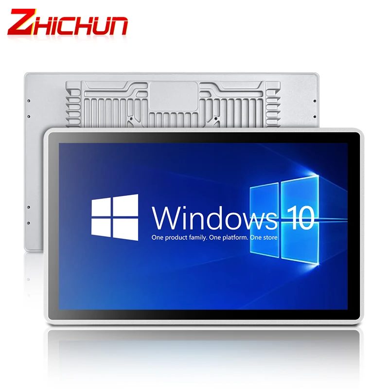 21.5인치 산업용 컴퓨터 N97 I5 I7 터치스크린 모니터 벽걸이 태블릿 PC RS232 Win10 임베디드 패널 PC 소매 장치 썸네일 7
