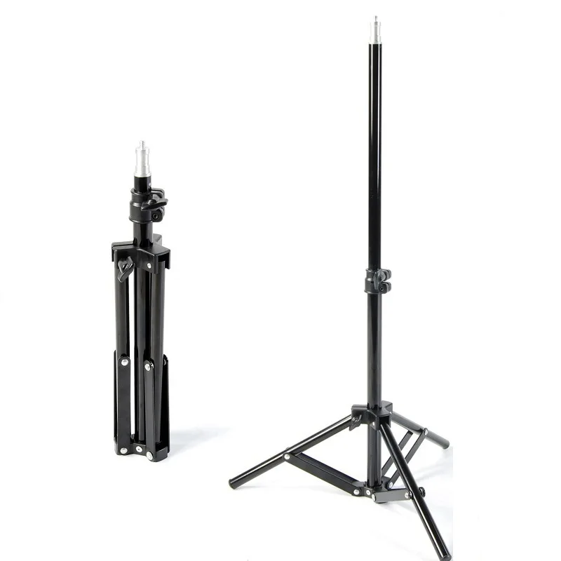 Factory Direct Sales Photography Equipment Small Lamp Holder Floor Lamp Tripod 45-75cm Flash Lamp Holder Cross-Border Digital