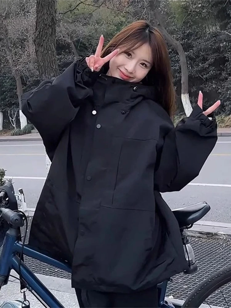 

Bla Knight Men's Jaet Spring Autumn 2024 New Trendy Brand Cool Couple Outfit Outdoor Cycling Racing Suit Loose Fit Zipper