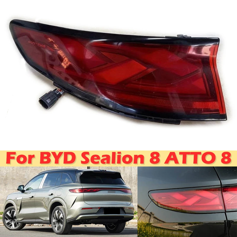 DinCh NEW For BYD Sealion 8 ATTO 8 Taillight Brake Light Rear bumper taillamps tail light Assembly