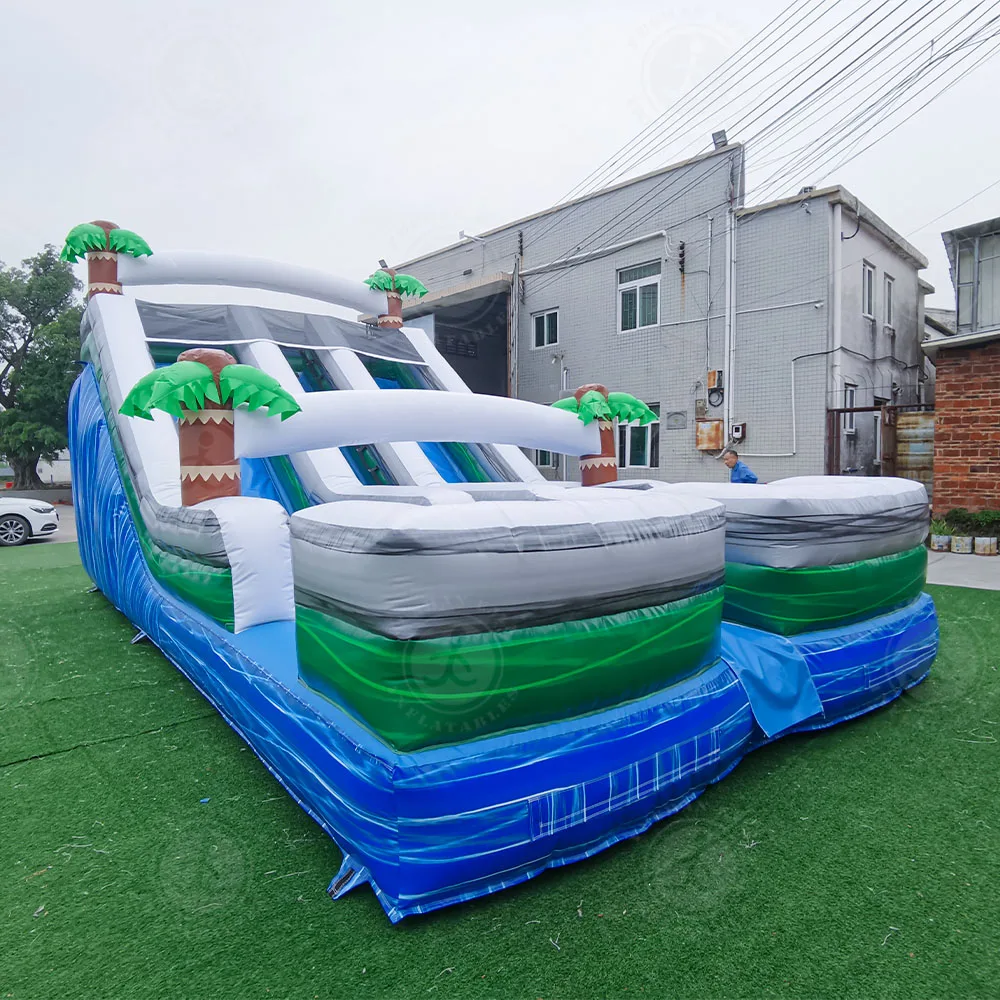 

Коммерческий надувной батут-замок с бассейном, большая надувная водная горка, надувной бассейн-горка для детских водных вечеринок, продажа