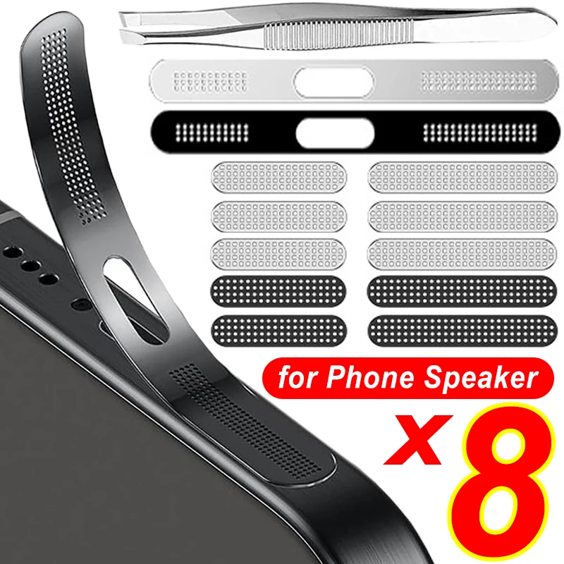 Universal Phone Dustproof Net Speaker Earpiece Net Self-adhesive Anti Dust Proof Mesh for IPhone 16 15 14 13 12 Pro Plus Max