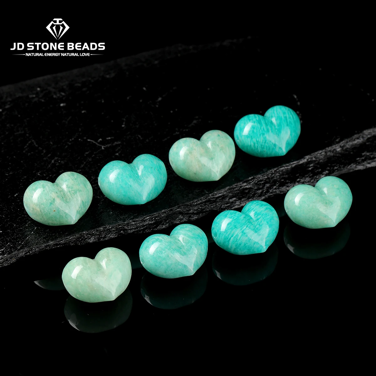 16*20 MM Natural Stone Amazonite Peach-Shaped Bead For Jewelry Making DIY Bracelet Necklace Accessories Wholesale
