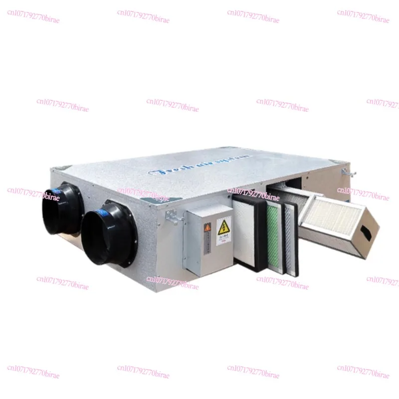 نظام تهوية استعادة الحرارة الهادئ التجاري والمنزلي مع مروحة تبادل الهواء النقي ثنائية الاتجاه #1