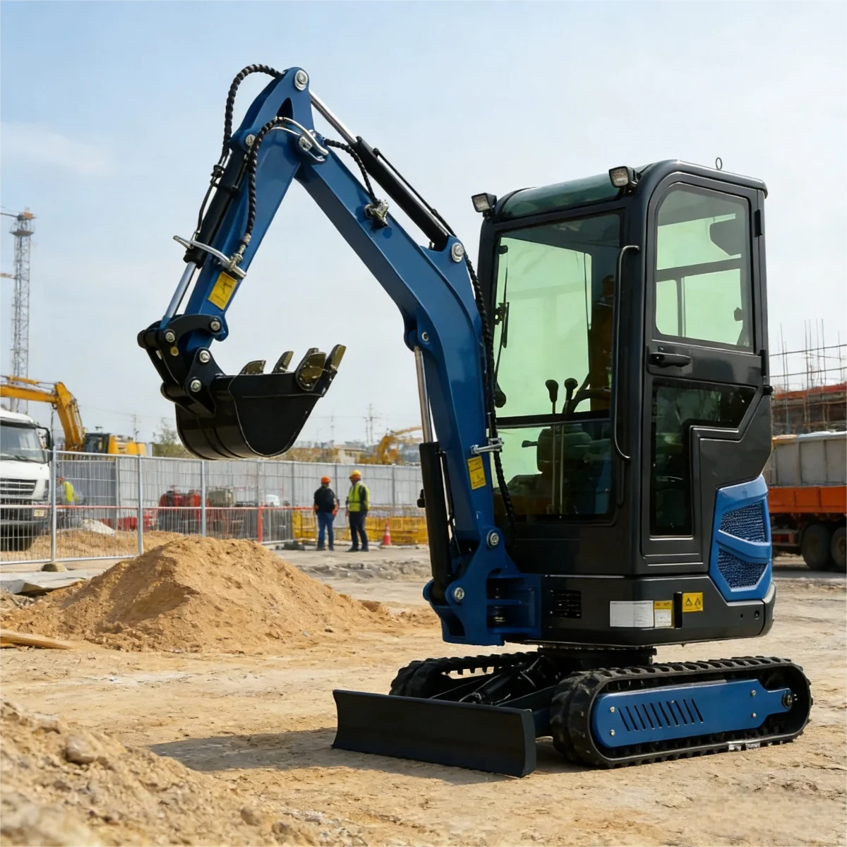 

2 Ton Crawler Type Mini Excavator Customized Multi Functional Cab Suitable For Multiple Scenarios Ce Epa Euro 5 Compliant