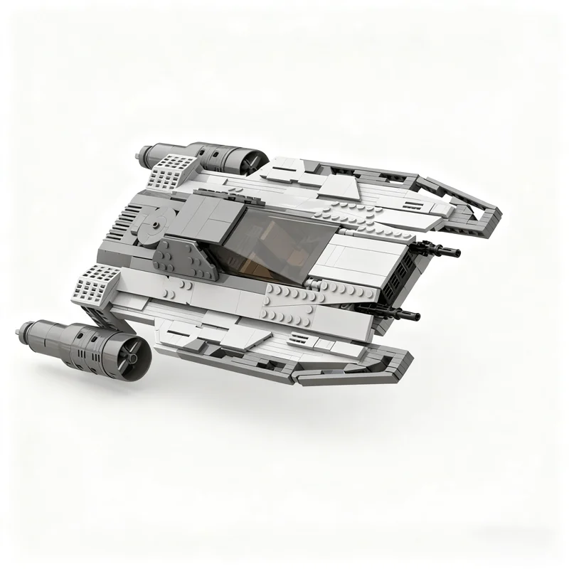 Набор строительных блоков MOC BT U-Wing, 881 деталь, архитектурная модель, развивающая игрушка, подарок на день рождения, для презентаций, коллекций и выставок