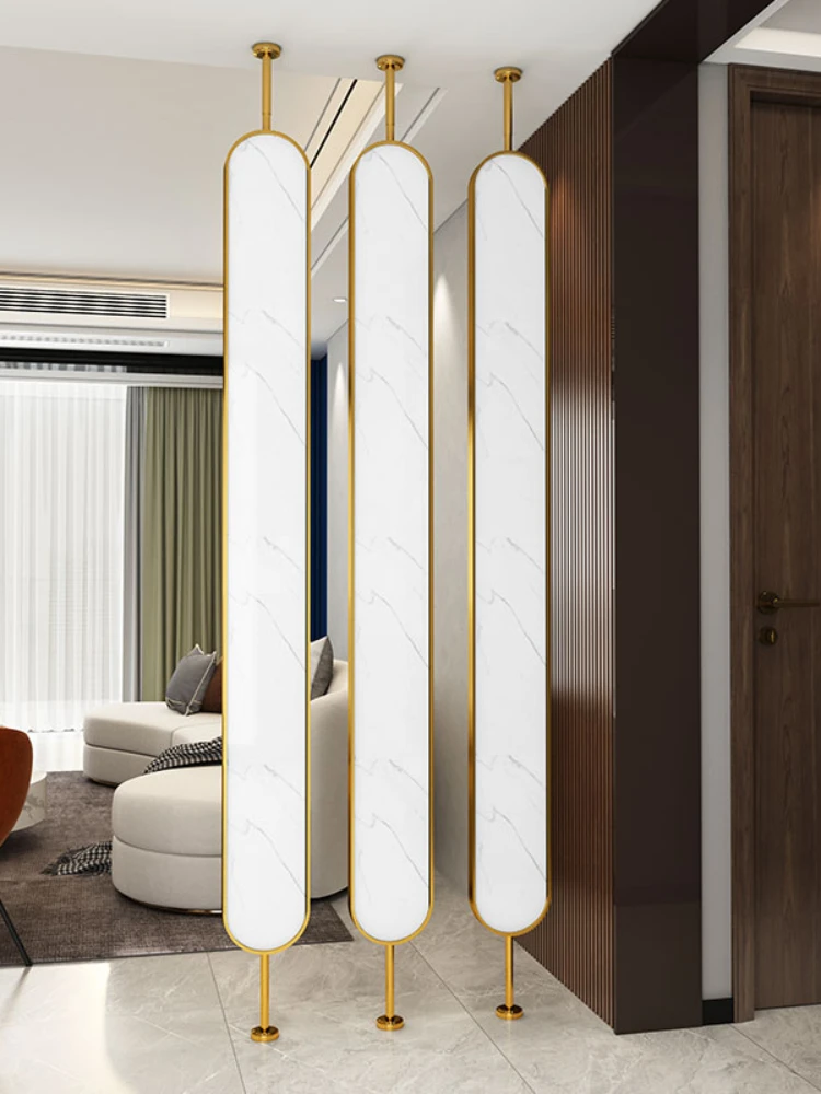 Vertical Bar Screen Pillar Adjustable Partition Living Room Decoration