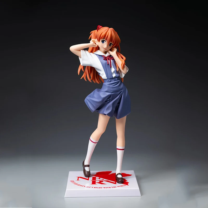 

Anime Neon Genesis Evangelion EVA Kawaii Asuka Sailor Suit Toys Figure Action Figure Model GK Ornament Figurines Holiday Gift