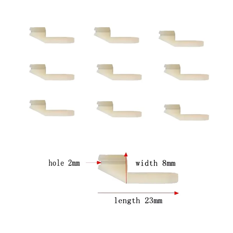 

20 шт. нейлоновые поворотные держатели подходят для стержня 2 мм для радиоуправляемых самолетов, электрических самолетов, пенопластовые аксессуары для моделей «сделай сам»