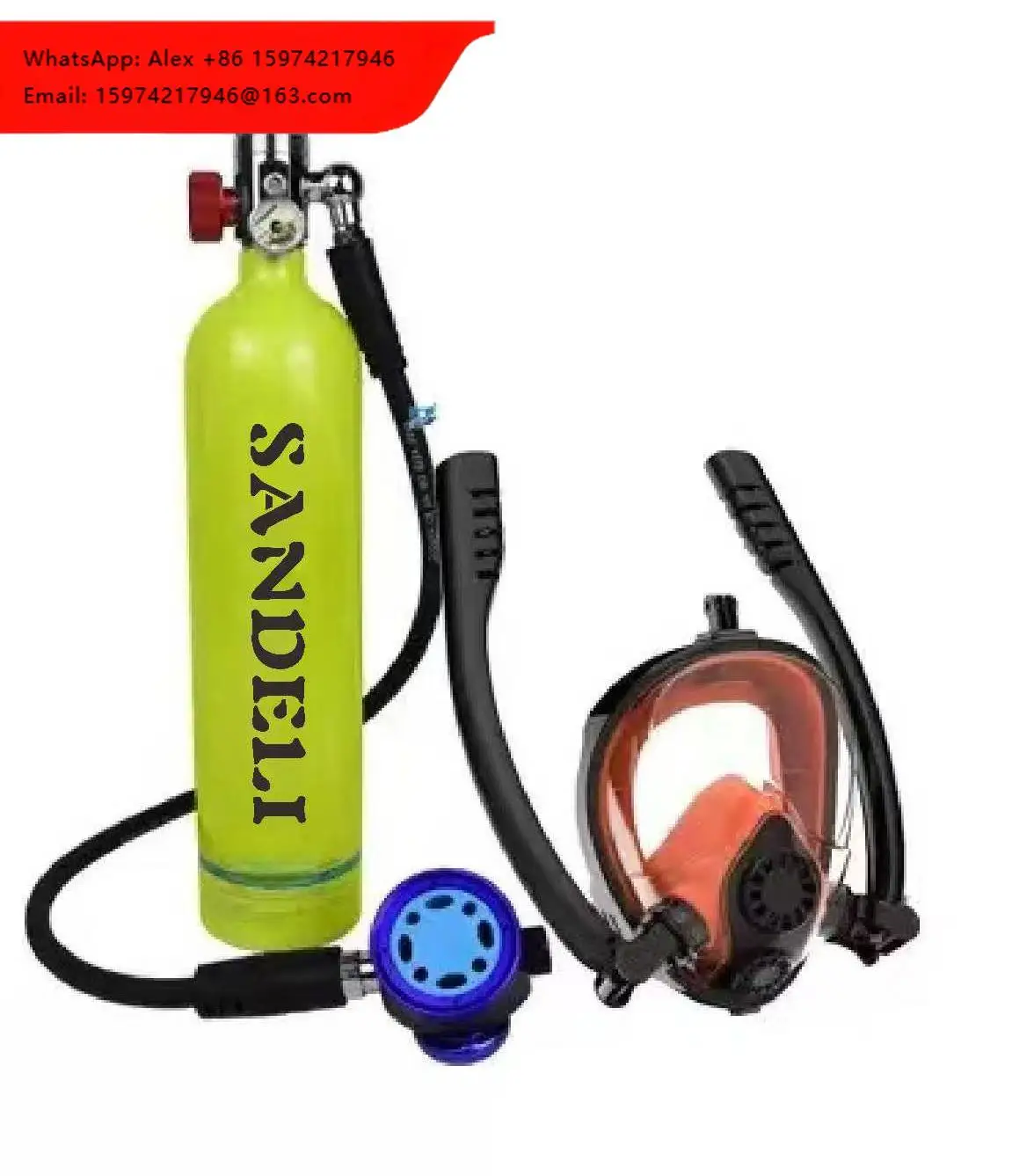 1-liter Scuba Tank, Spare Tank, Regulator, Breathing Apparatus, Diving Gear