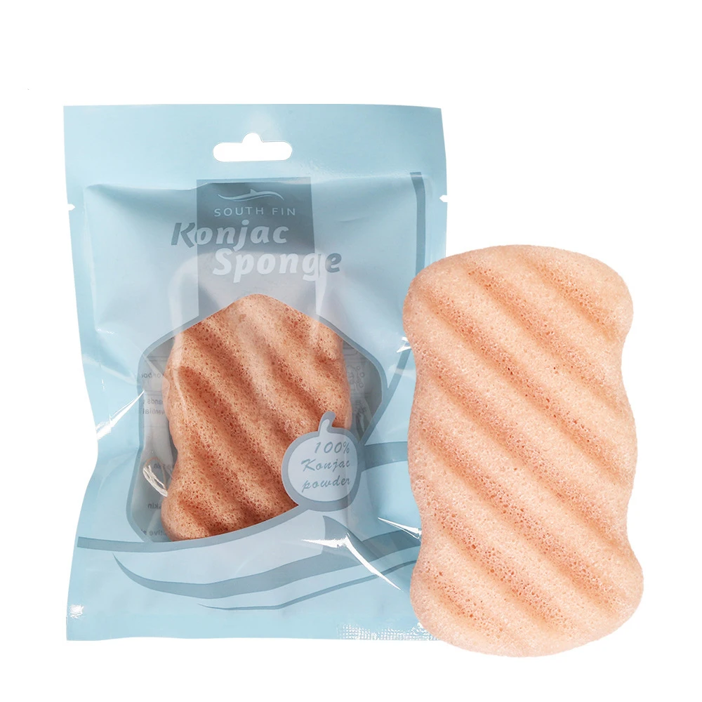 Natural Konjac Soft Bath Scrubber Body Scrub Sponge Body Exfoliating Scrub Skin Cleaner Dead Skin Remove Scrub Exfoliator