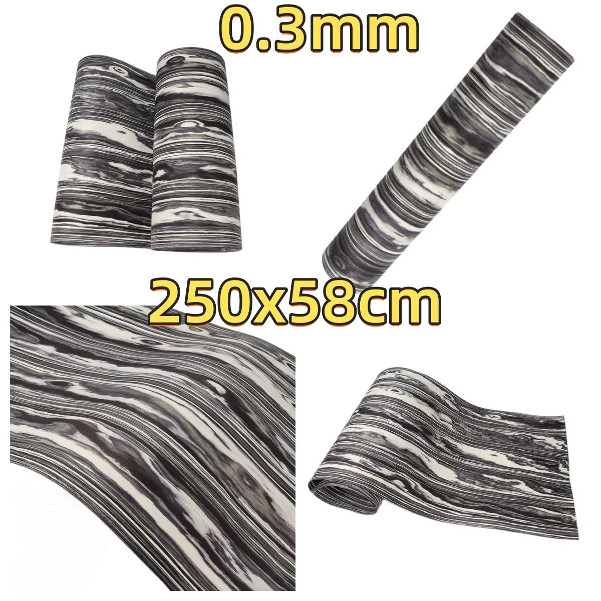 

Fantasy Forest Tech Veneer, 0.3mm, 250x58cm, For Wardrobe Door & Stair Tread.(Backing Non-woven Fabric)