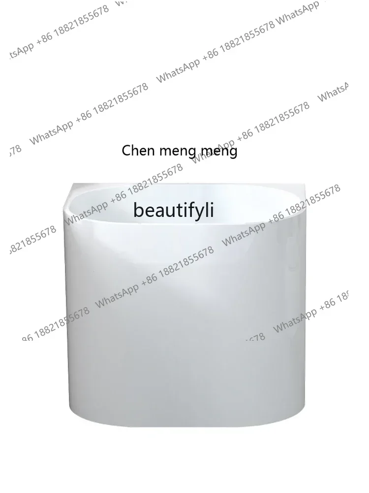 ss 83502024 New Thin Edge Independent Japanese Deep Bubble Bathtub Small Apartment Mini Household Acrylic Bathtub