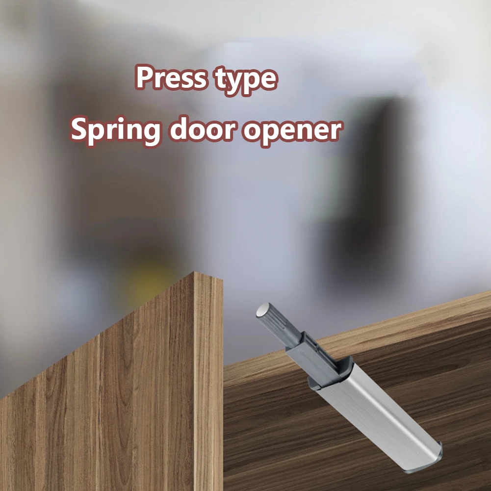 10 szt. Amortyzatorów do szuflad z funkcją cichego domykania, otwierane przyciskiem, ze stali nierdzewnej, bufor amortyzujący, ciche domykanie do drzwi szafek