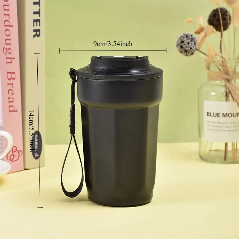 

450mL Portable Coffee Cup SUS 316 Stainless Steel Insulation Thermal Mug Office Termica Cafe Travel Car Insulated Bottle