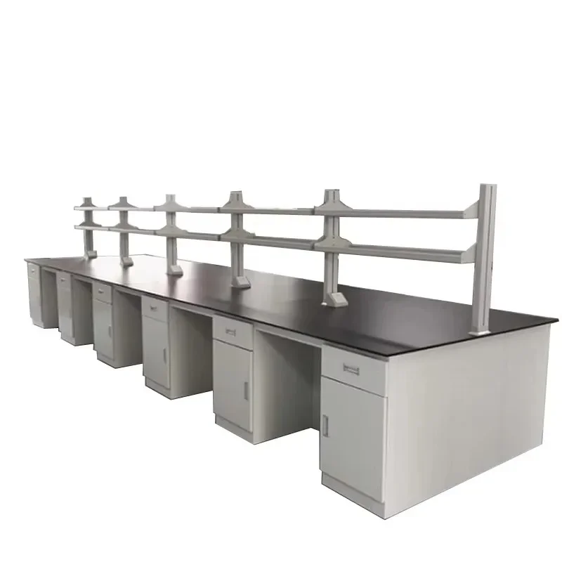 All-steel structure chemistry laboratory table physics laboratory workbench school laboratory furniture