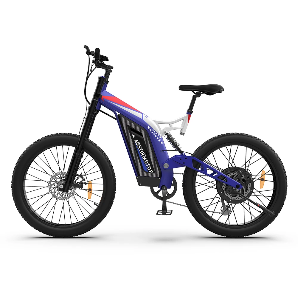 USA Stock Electric Bike Super Power 1500w Ebike Full Suspension Electric Bicycle With High Quality