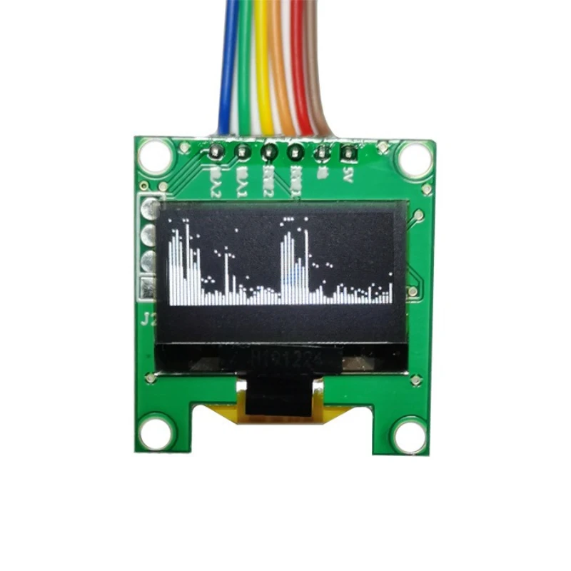 

Pocket small and micro stereo voice-activated music spectrum display 0.96-inch OLED screen multi-mode module
