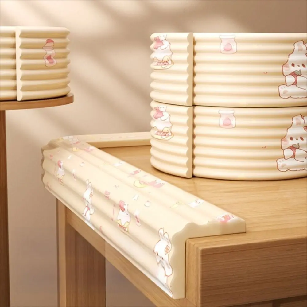 

Durable 2m Desk Edge Guard Strip Safety Soft Anti Collision Cushion Thickend Cartoon Pattern Wall Corner Protector Children