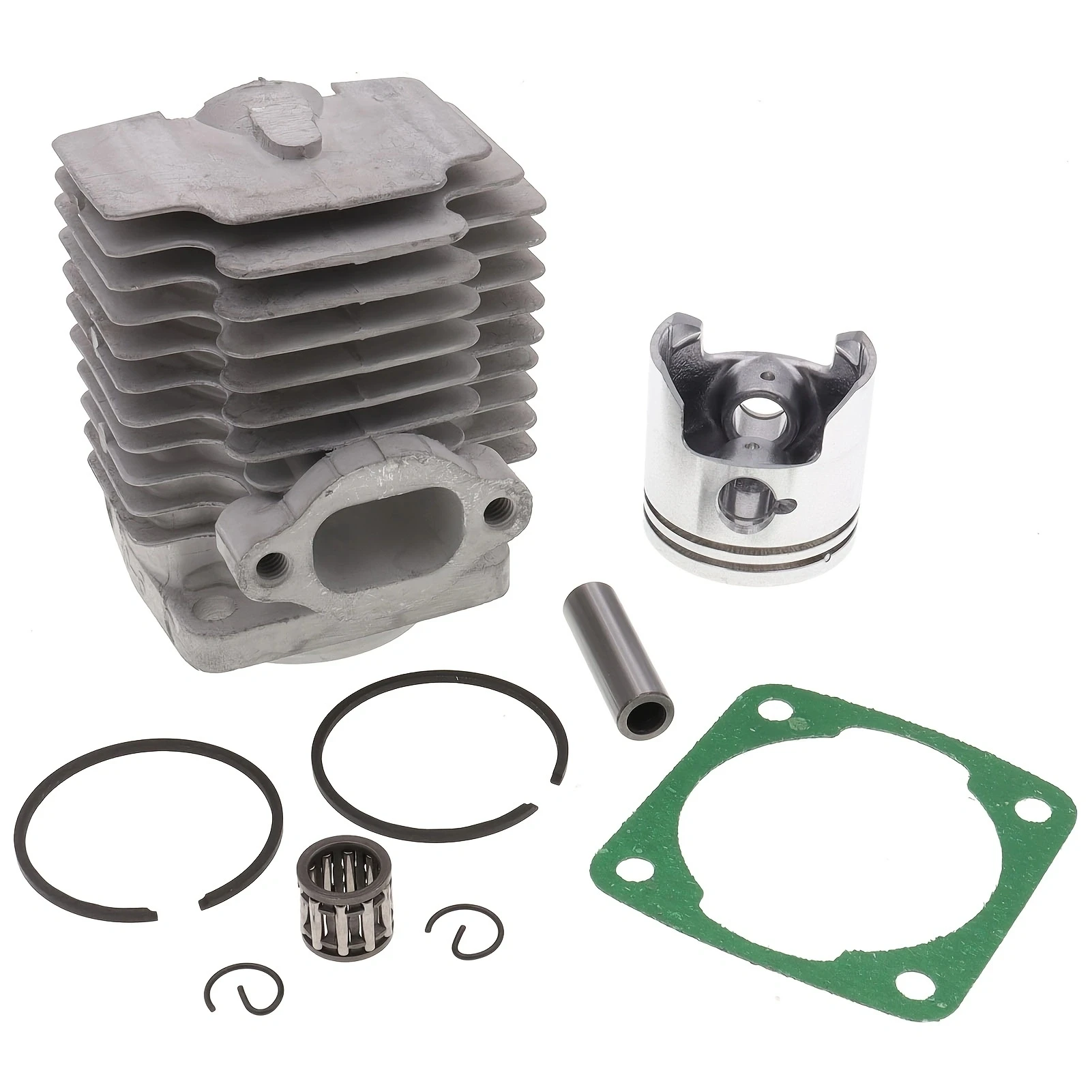 2-suwowy silnik 44mm/44mm otwór cylindra uszczelka tłoka 10MM Pin dla 47cc 49cc 50cc ATV Mini Quad Pocket Bike