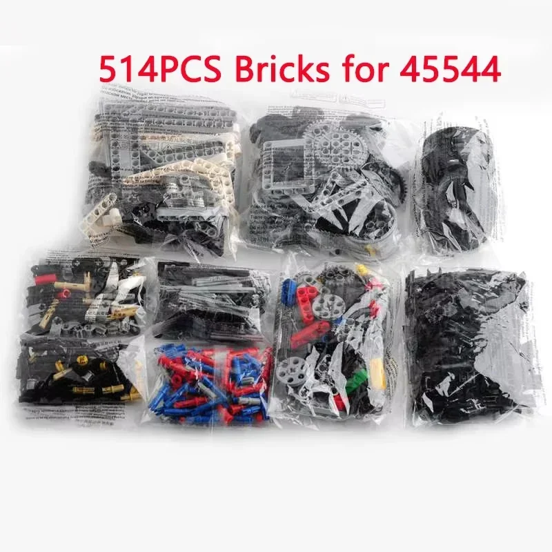 Bloques técnicos con función de potencia MOC para Legoeds EV3 Mindstorms 45560 45544 Core, Robot DIY, juguete educativo, bloques de construcción de aprendizaje