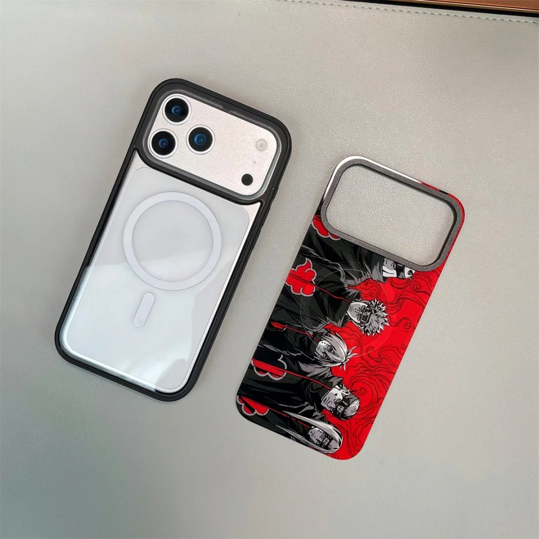 3D etui na telefon z motywem Naruto, Itachi i Paina, pasujące do modeli iPhone 11, 12, 13, 14, 15, 16, 17, 18 Pro Max, Air Plus, 2-w-1, anime, Kakashi, magnetyczne, z funkcją MagSafe. — zdjęcie produktu 3