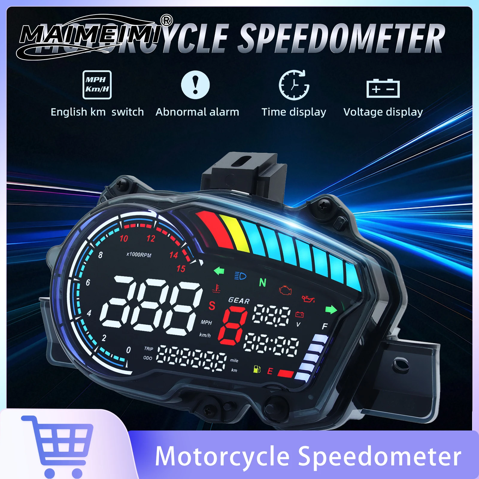 Digitaler Motorrad-Tachometer  – Motorcycle Gear Levels Bewertung und Preis