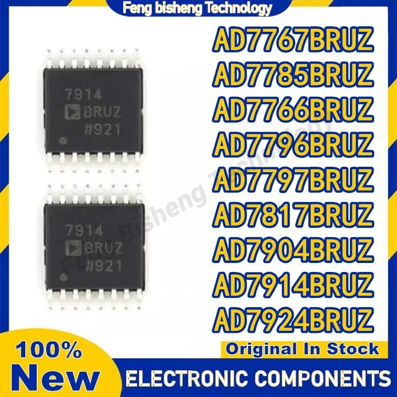 AD7766BRUZ AD7767BRUZ AD7785BRUZ AD7796BRUZ AD7797BRUZ AD7817BRUZ Chip Chip IC Chip 100% baru asli