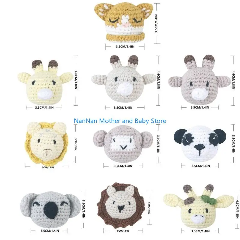 Perles à tricot animal améliorées Perles à croquer