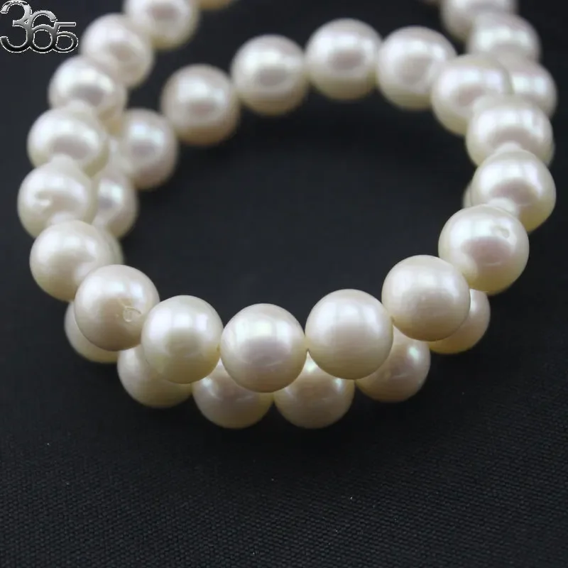 AAA Grade 8-9mm White Pink Purple Gray Natural Freshwater Pearl Round Loose Beads Strand 14\'\'