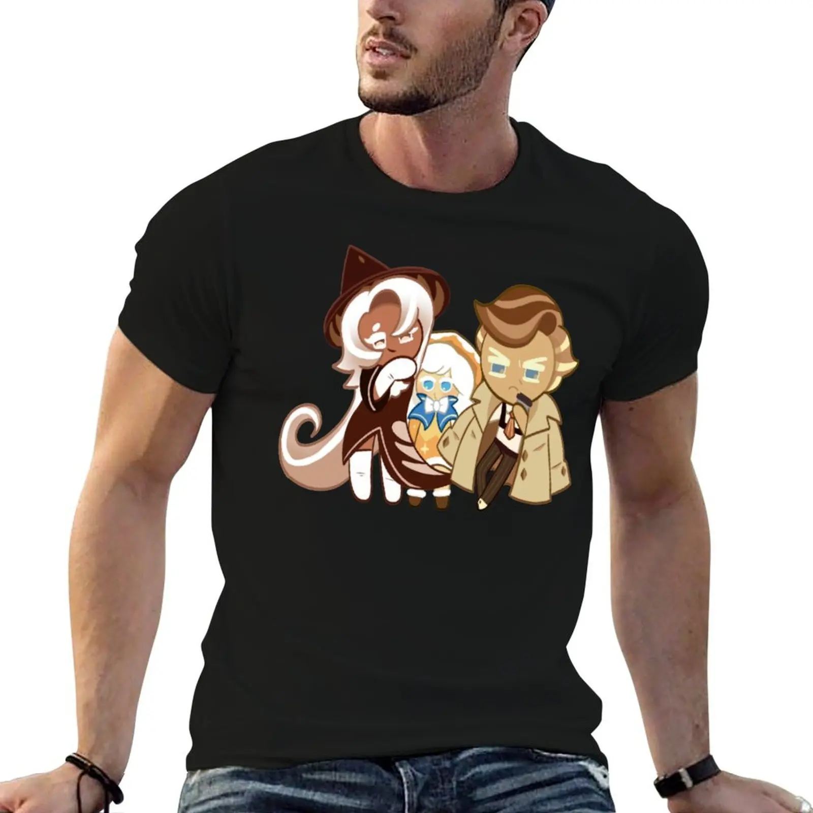 Latte + Creampuff + Almond Cookie T-Shirt Lightweight Print T-Shirt