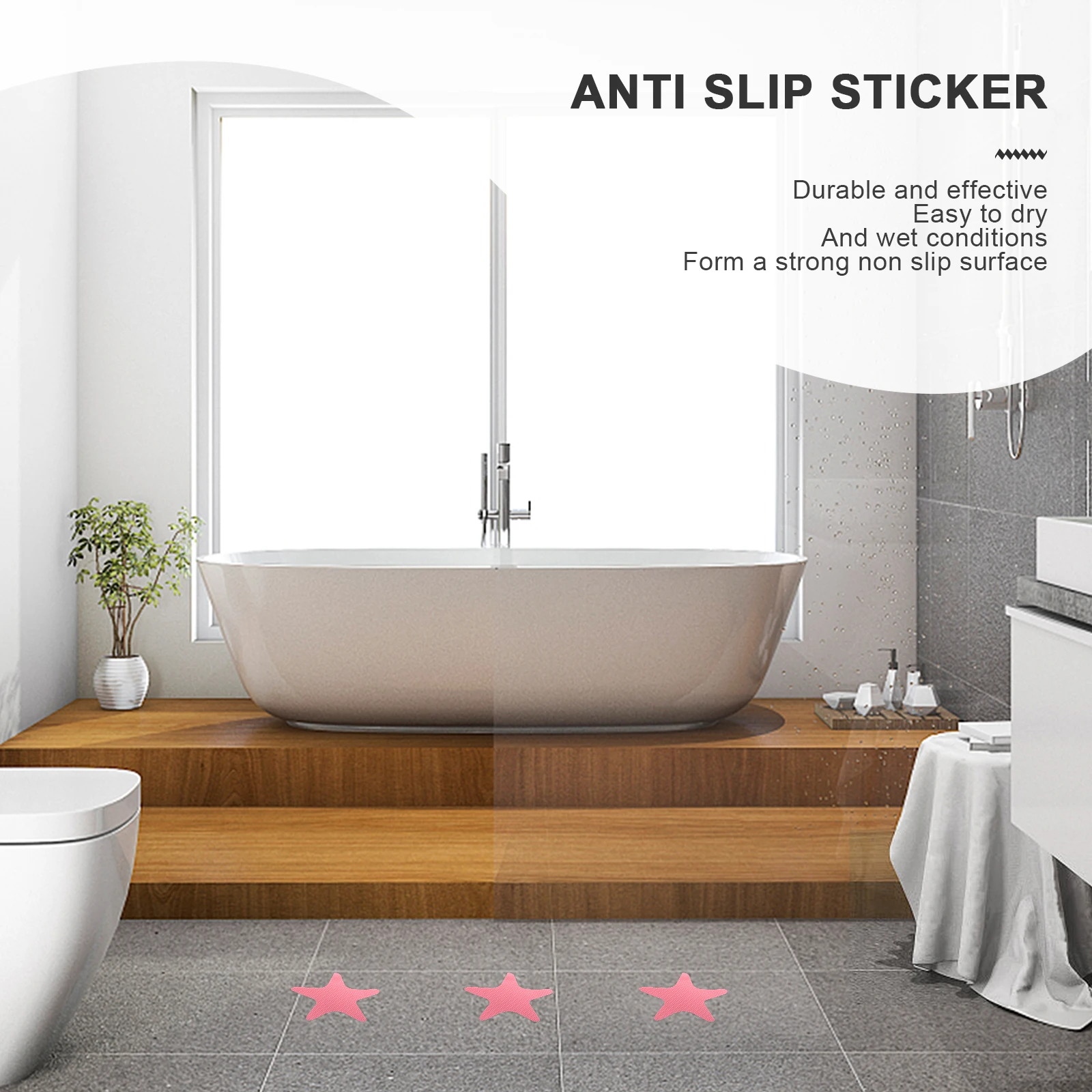 

20pcs Non Slip Tape Bath Tub Shower Sticker Bathtub Baby Adhesive Mat Adults Bathroom Anti Skid Pool Stairs Ladder Balcony